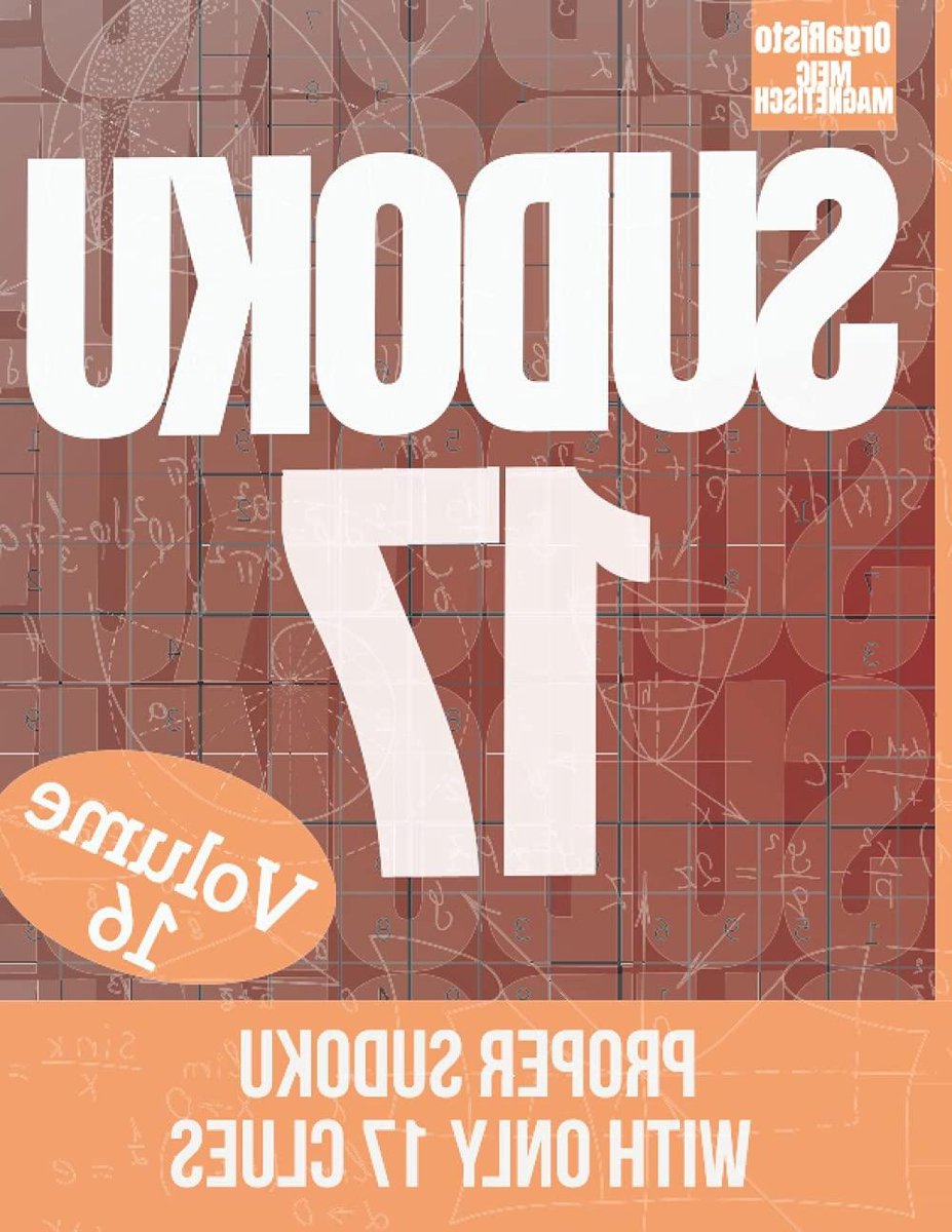 Sudoku 17 Boek - Puzzelboek Collectie - Hersenkraker Oplossen - Unieke Puzzelvariant - 768 Puzzels - Niet Gespecificeerd