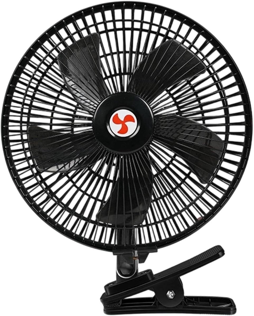 Auto Ventilator - Interieur Koeler - Reizen Comfort - Instelbare Wind - 12V - Zwart