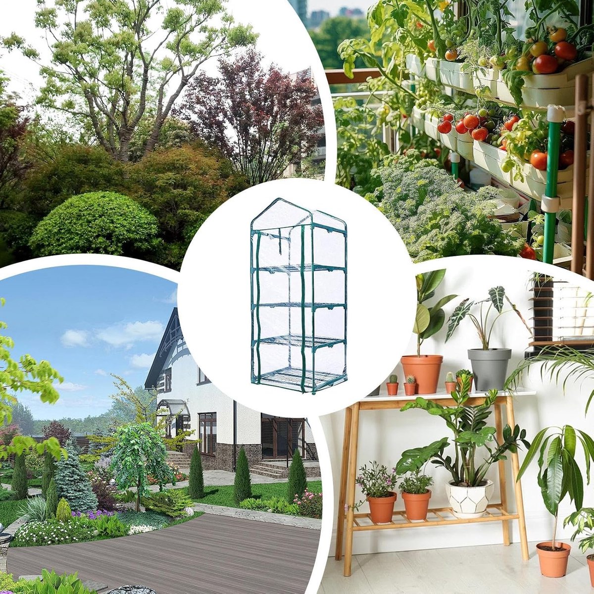 Serre Vervanghoes - Tuin Kas - Planten Beschermen - UV Bestendig - 158x68x49cm - Transparant