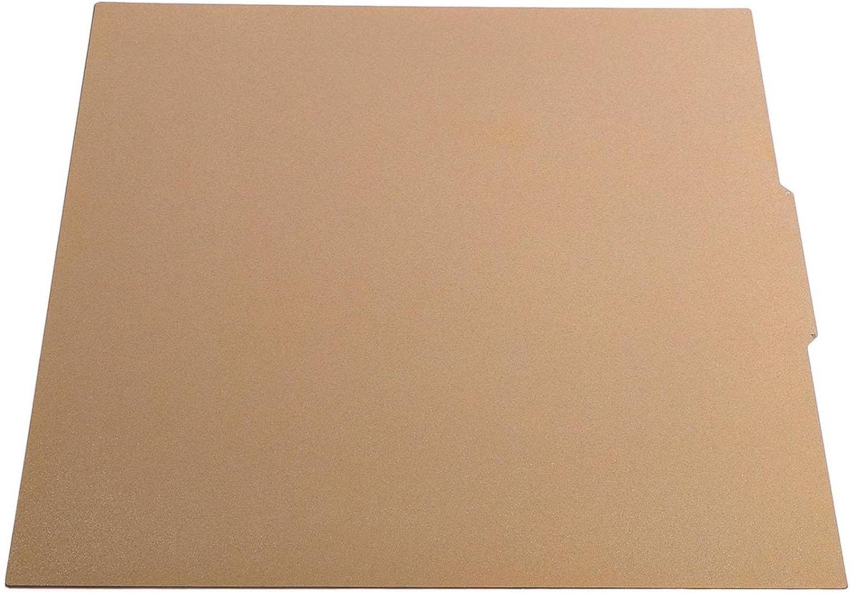 3D Printer Bouwplaat - Magnetisch Platform - Betrouwbaar Printen - Getextureerd PEI Oppervlak - 500x500 Mm - Zwart