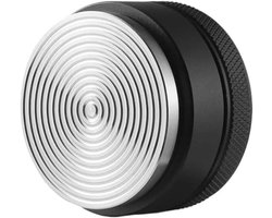 Koffie Tamper - Espresso Drukker - Espresso Bereiden - Vlakke Bodem - 51 mm - Zwart