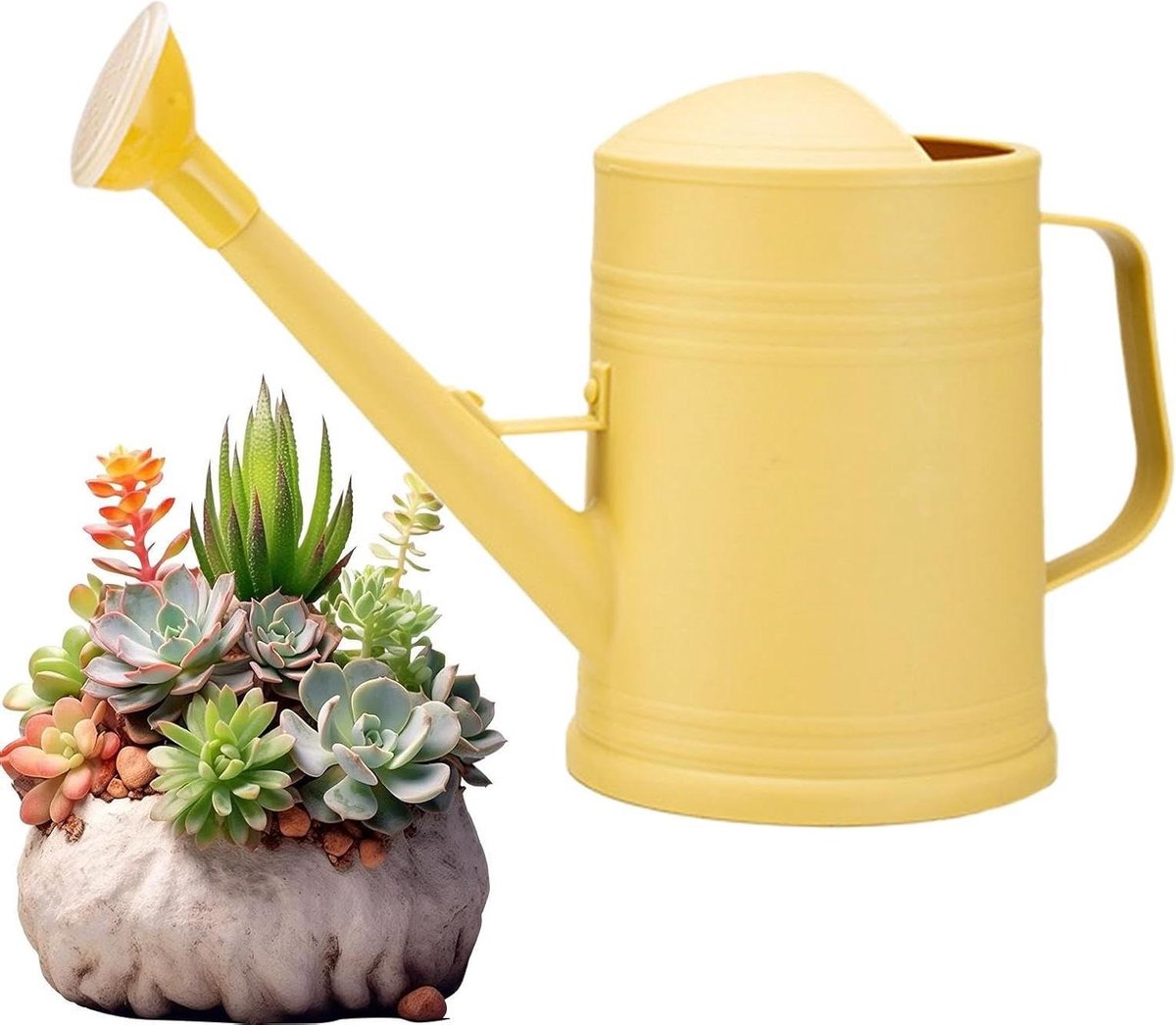 Gieter Buiten - Gietgereedschap Planten - Planten Water Geven - Lange Tuit - 2 Liter - Geel