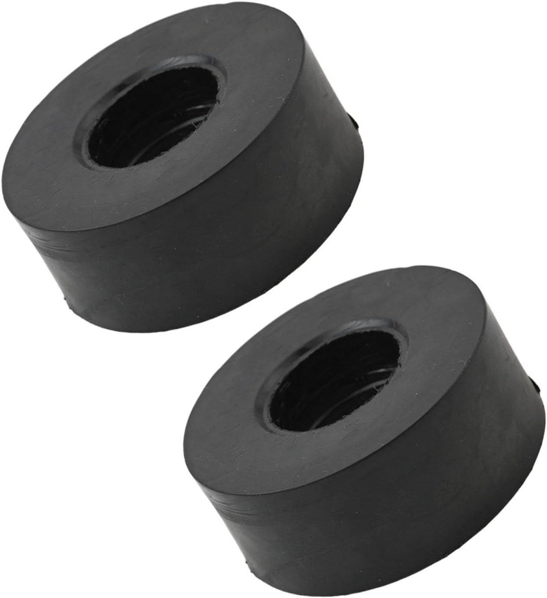 Gewichtsstapel Afstandhouders - Rubberen Hulzen - Fitness Machine Onderhoud - Schokabsorberend Rubber - 2 stuks 25 mm - Zwart