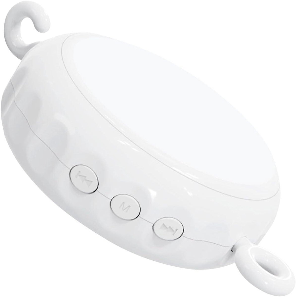 Draaibare Spinner - Muziekdoos Baby - Baby Ontspanning - 24 Melodieën - 13 cm Breed - Wit