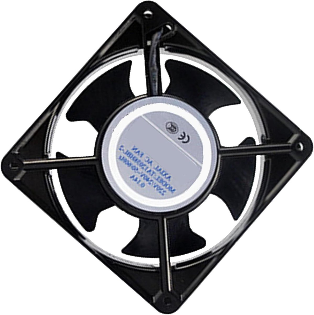 Haard Ventilator - Warmte Circulator - Warmte Verdelen - Warmteaangedreven Zelfstartend - 12 cm - Zwart