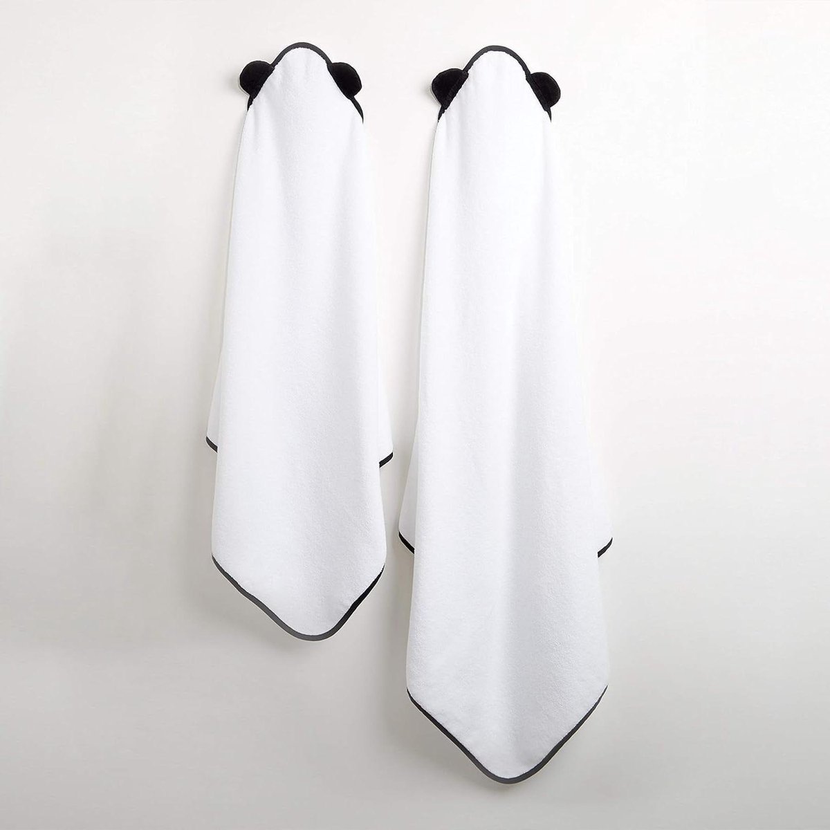 Kinder Badjas Panda - Baby Handdoek met Capuchon - Baby Afdrogen - Zacht Bamboe Materiaal - 90 x 90 cm