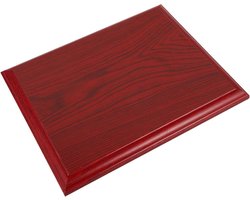 Support en bois pour médaille - Porte-badge - Présentation de médailles - Affichage de médaille de marathon - 25 x 20 cm - Rouge foncé