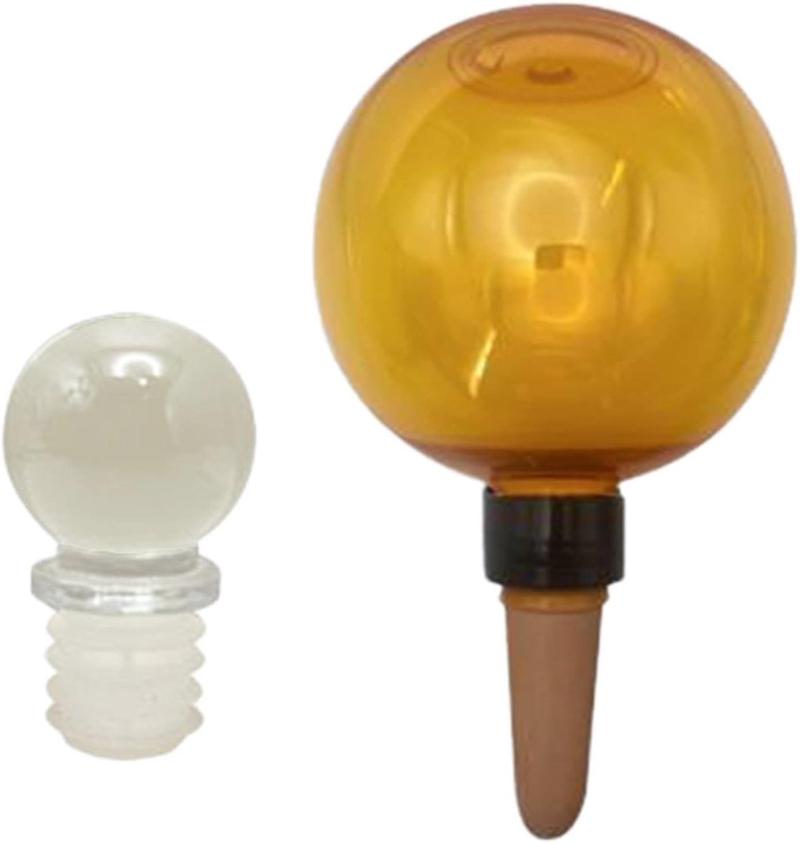 Zelfbewaterende Bollen - Plantenwatergever Druppelaar - Planten Water Geven - Langzame Waterafgifte - 500 ml - Oranje