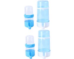 Vogel Drinkfontein - Voerbak Kip - Dieren Voeren - Automatisch Systeem - 4 Stuks - Diverse Kleuren