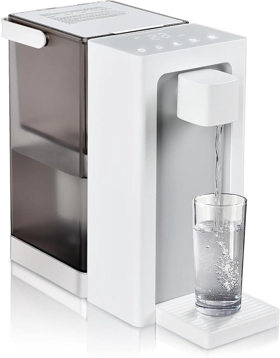Warmwater Dispenser - Direct Water - Snel Drankjes Maken - Instelbare Temperatuur - 3L Tank - Wit