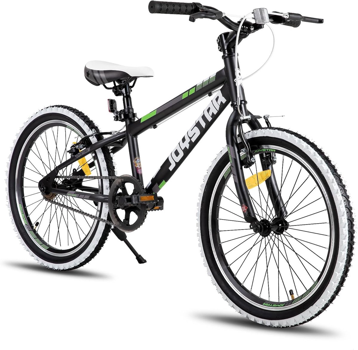 Kinderfiets sfiets Veilig Buiten Fietsen Verstelbaar Stuur 20 Inch Zwart