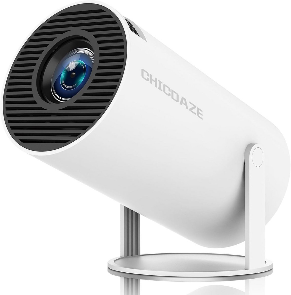 Draagbare Mini Projector met 4K Ondersteuning, WiFi 6, en Automatische Keystone Correctie