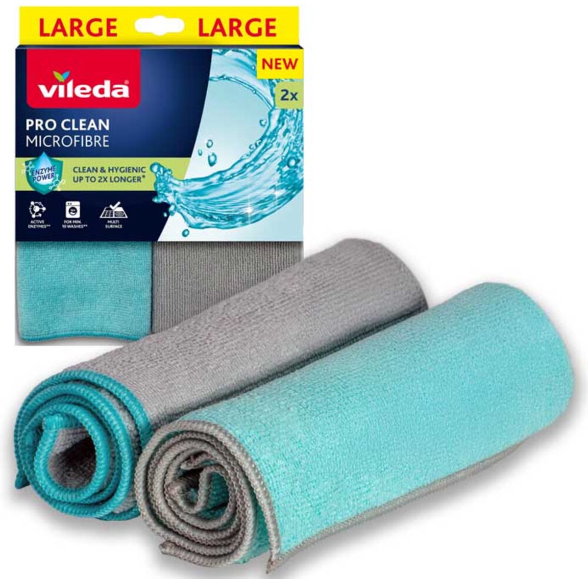 Vileda Microvezeldoek Pro Clean - 3 x 2 stuks - Voordeelverpakking