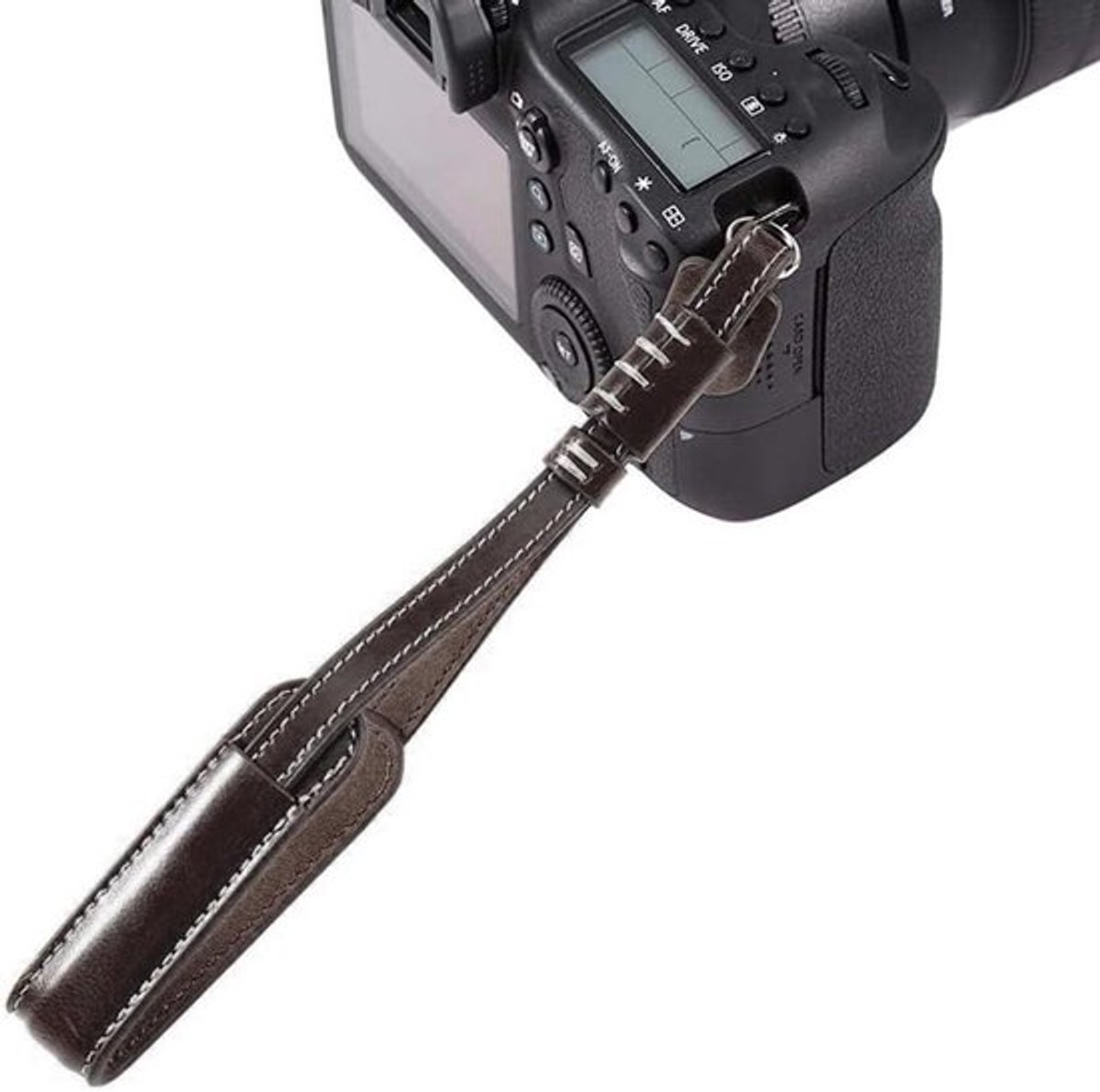 Camera Polsband - Leer - Vintage - Verstelbare - Anti-Verlies - 2 stuks - Geschikt voor camera - Bruin.
