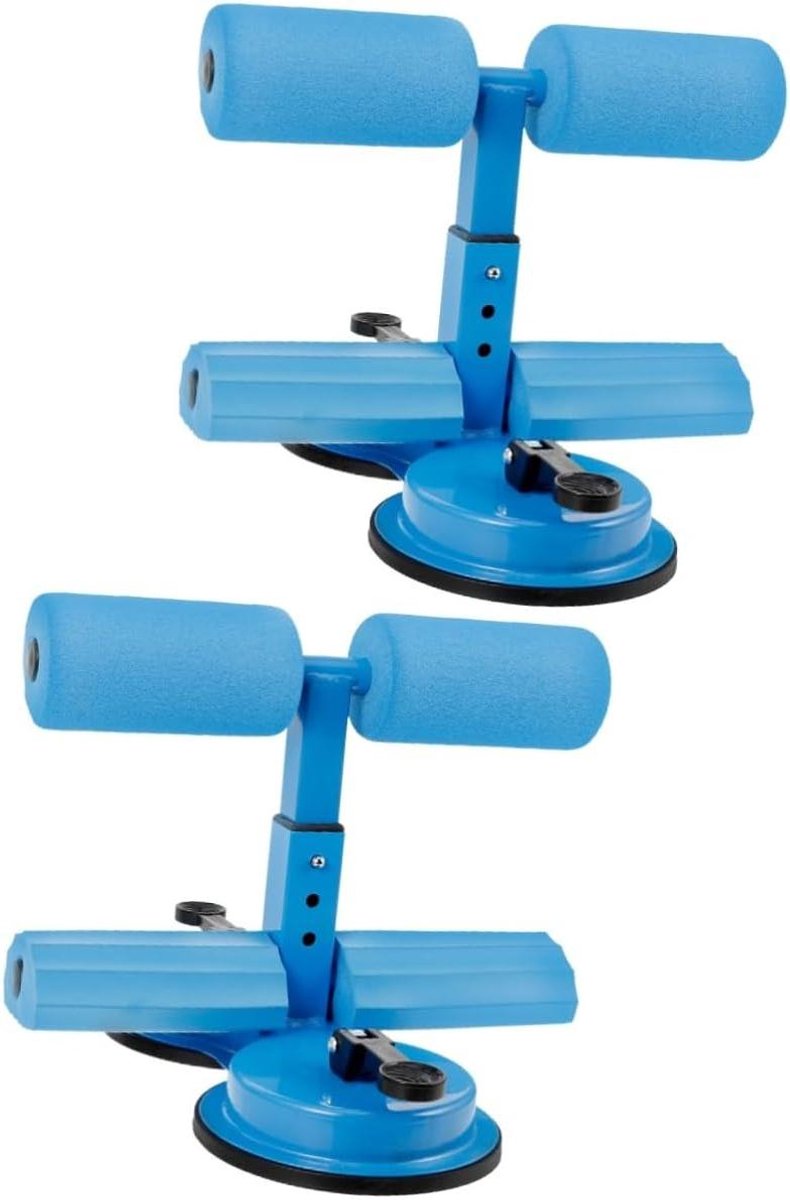 Buikspier Trainer - Sit-up Hulp - Thuis Fitness - Verstelbare Steun - 25x20.5x25 cm - Zwart
