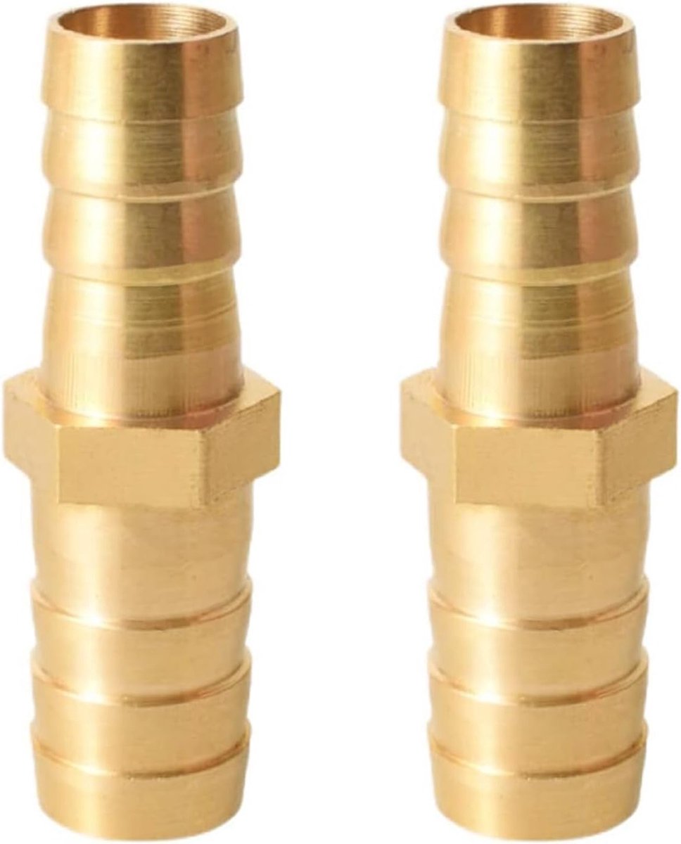 Messing Buizenadapter 10mm x 8mm - Draadverbinder voor Slangen, Koppelingen en Pneumatiek