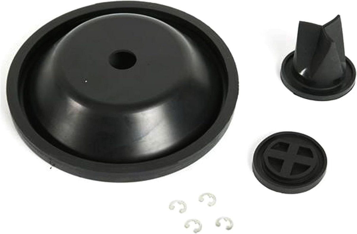 Reparatieset Dompelpomp - Pomp Onderdelen - Watersport Onderhoud - Specifiek voor Urchin - 24 x 21 x 6 cm - Zwart