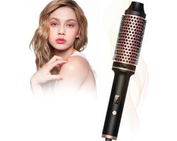 TopChoice® Thermal Brush Elektrische - Stylingborstel - Krulborstel - 1000 Watt - Zwart