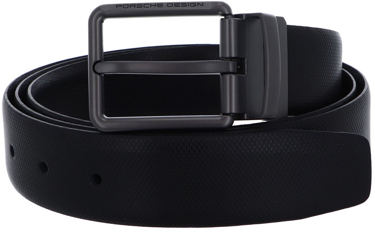 PORSCHE DESIGN Leren riem Business Belt Reversible 3,5 W105 Black zwart