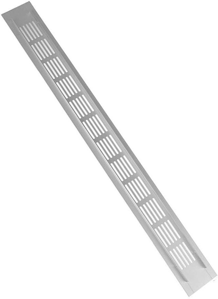 Ventilatierooster - Geperforeerd blad - Ventilatie in huis - Duurzaam aluminium - 15cm tot 50cm - Zilver