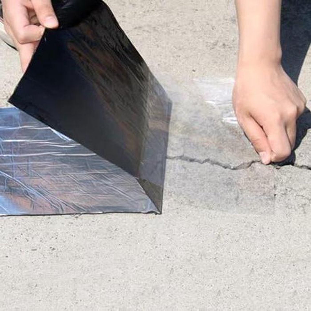Waterdichte Bitumen Tape - Zelfklevende Dichting - Dak Goot Reparatie - UV Bescherming Aluminium - 1.5mm Dik - Zilver