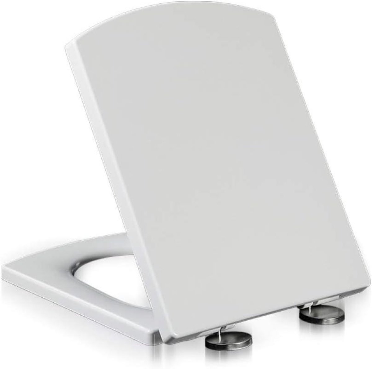 Toiletzitting - Loo Deksel - Badkamer Upgrade - Soft Close - 430 x 345 mm - Wit
