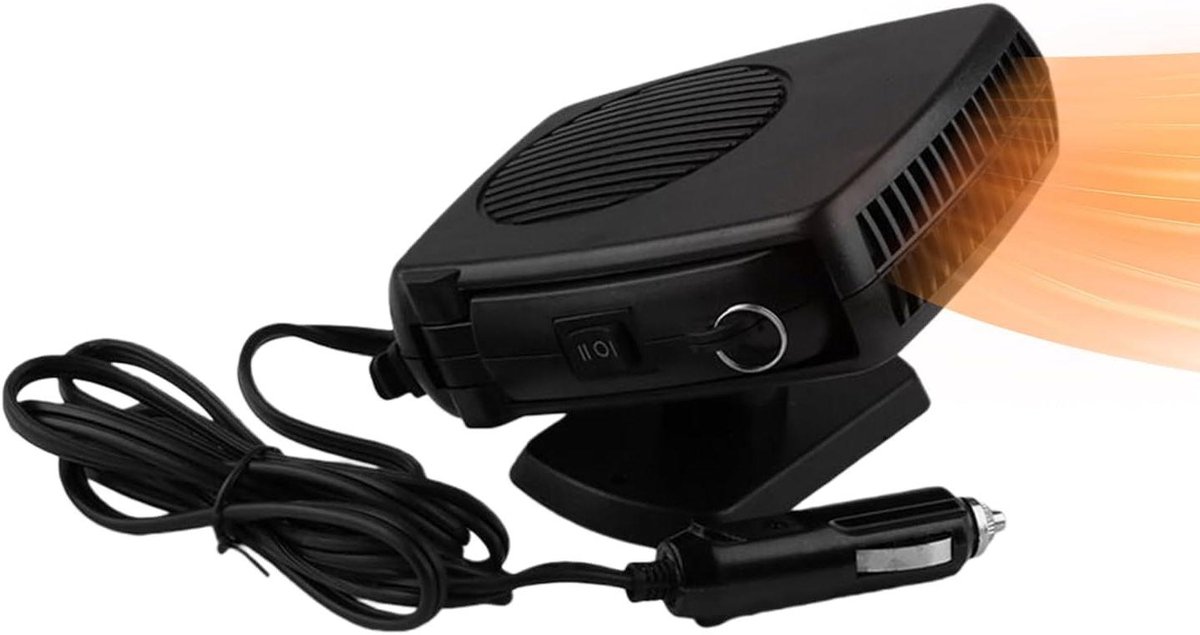 Autoverwarming - Ruitontdooier - Snel Ontdooien - 360 Graden Rotatie - 200 W Vermogen - Zwart