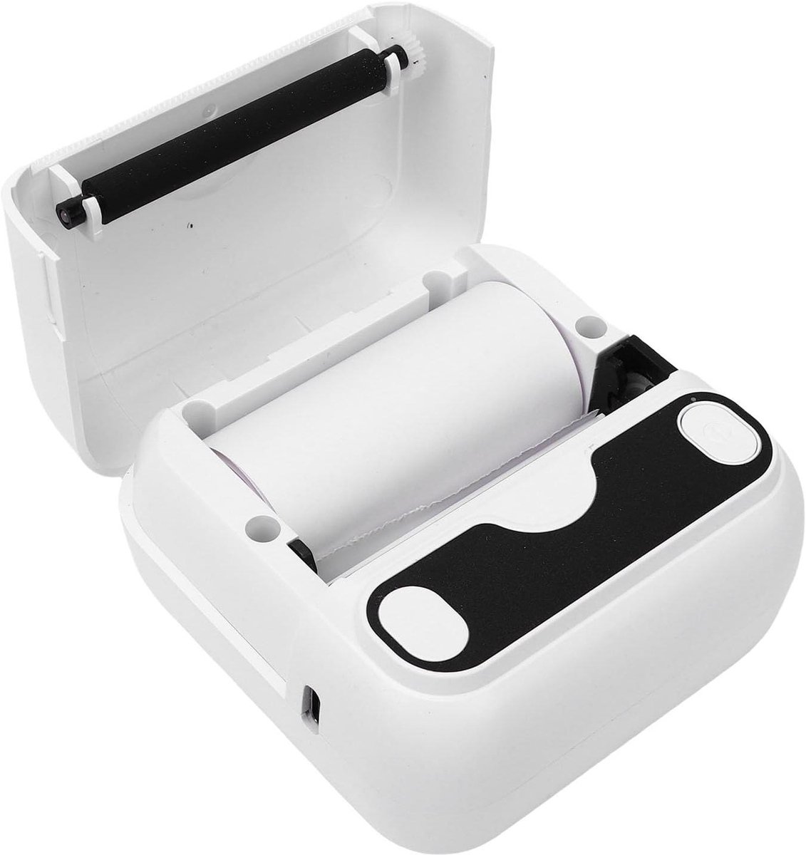 Zakprinter Sticker Maker - Mini Printer - Foto's Printen - Inkless Thermisch Printen - Compact Formaat - Wit