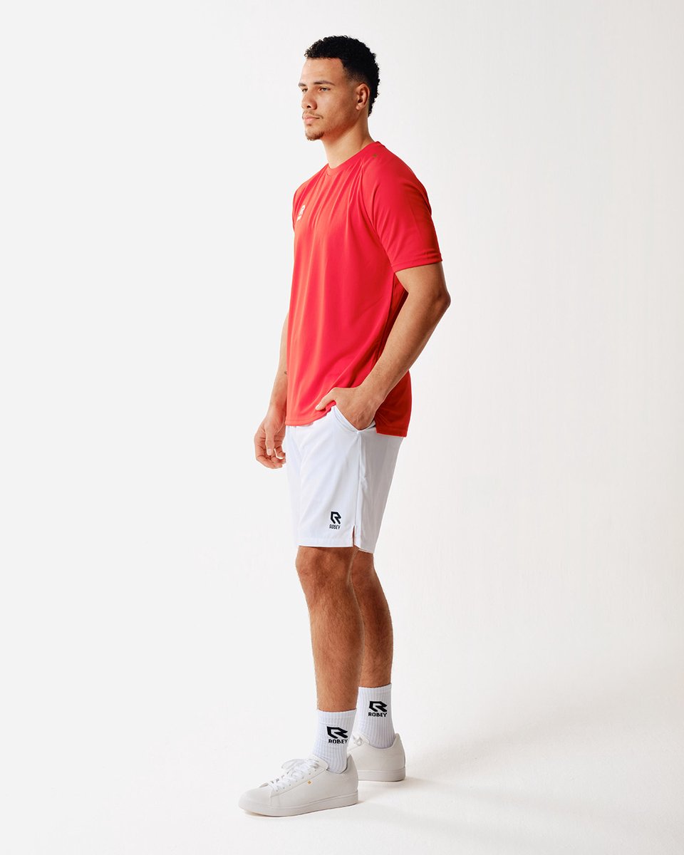 Robey Tennis Club Tee - Rood - XXXL