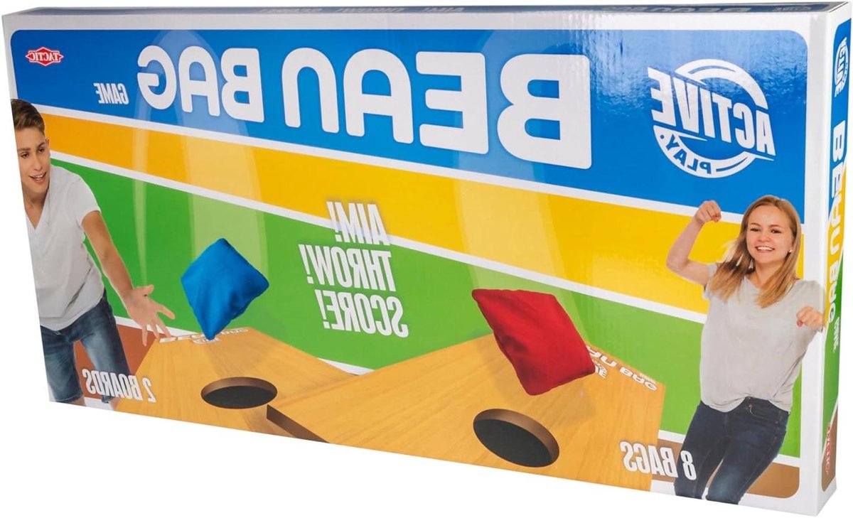 Bean Bag Spel - Gooi Spel - Familie Plezier - Klassiek Ontwerp - Set van 8 - Blauw Rood