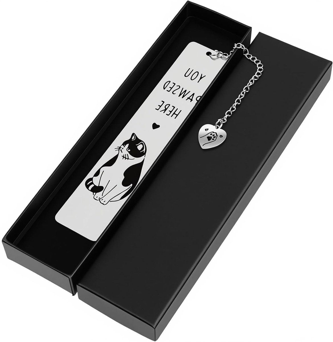 Schattige kattenboekenleggers als cadeau voor boekenliefhebbers, grappige boekenleggers voor vrienden en collega's, perfect voor verjaardagen en kerstfeestjes