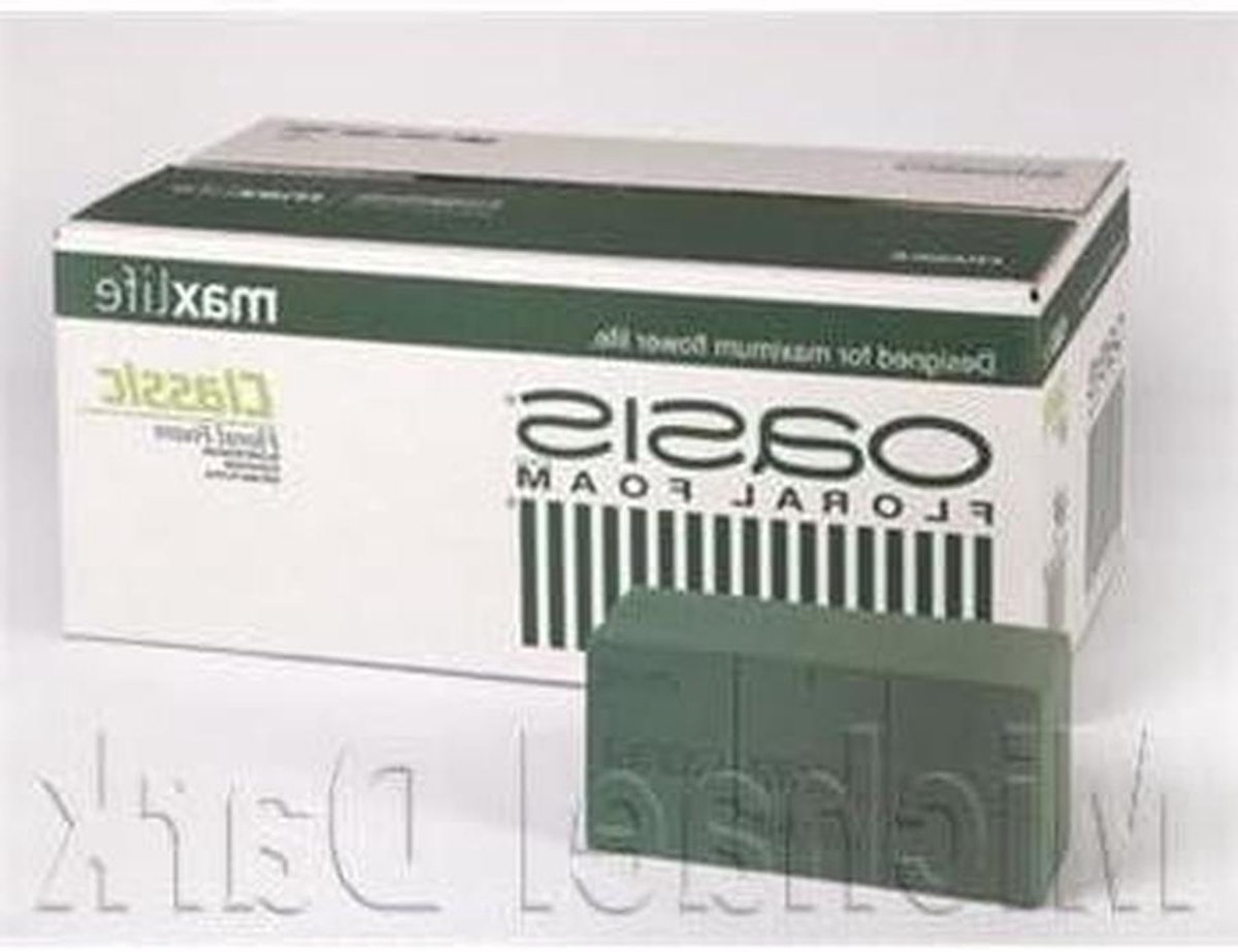 Bloemenschuim Blokken - Steekschuim Stenen - Bloemstukken Maken - Maxlife Absorptie - 20 Stuks - Groen