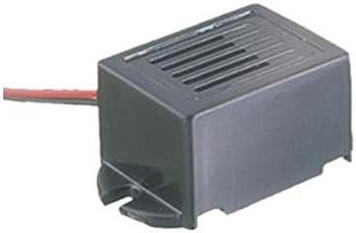 Elektromagnetische Summer - Geluidssignaal - Meldingen Geven - Laag Voltage - 1.5 V - Zwart