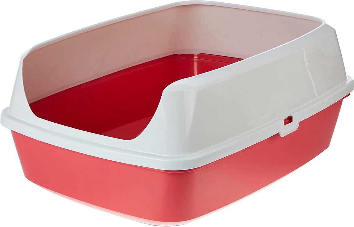 Kattenbak - Hok met Rand - Netjes Houden - Gemaakt van Gerecycled Materiaal - 50 x 38 x 11 cm