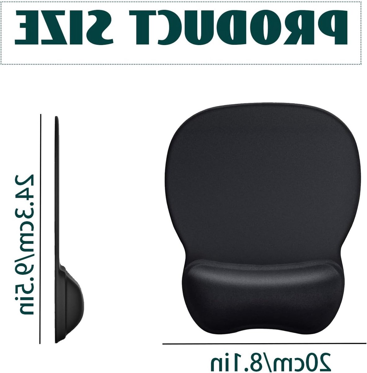 Ergonomische Siliconen Muismat - Waterdicht en Antislip voor Gaming en Kantoorwerk, Ideaal voor Programmeurs