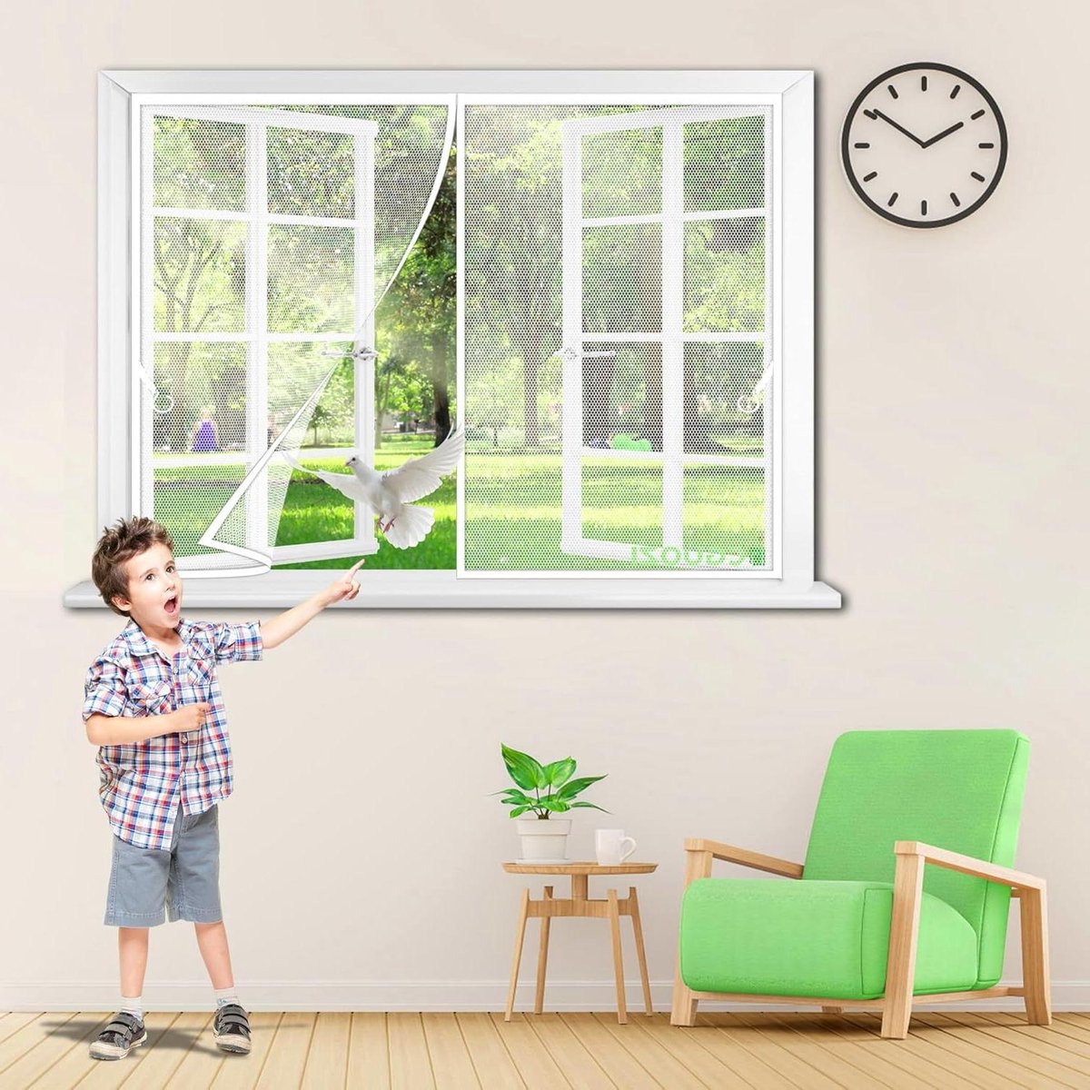 Magnetisch Horraam - Insectenscherm - Buitenlucht Genieten - Handsfree Automatisch Sluiten