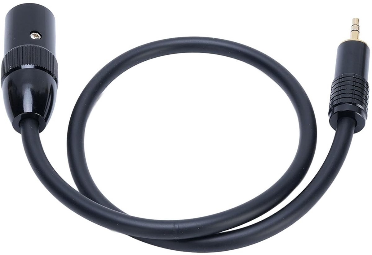 Store_7 - XLR adapter - 3.5mm - Stereo - Mannelijk - Kabel - Mobiele telefoon - Laptop - Zwart - Balans