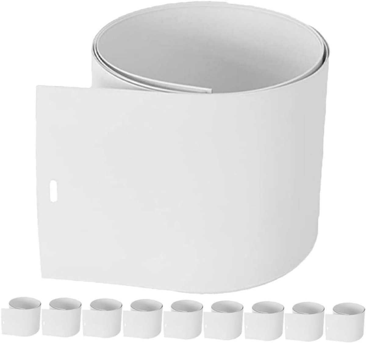 Jaloezie Lamellen - Vervangende Onderdelen - Raamdecoratie Reparatie - Duurzaam PVC Materiaal - 10 Stuks - Wit