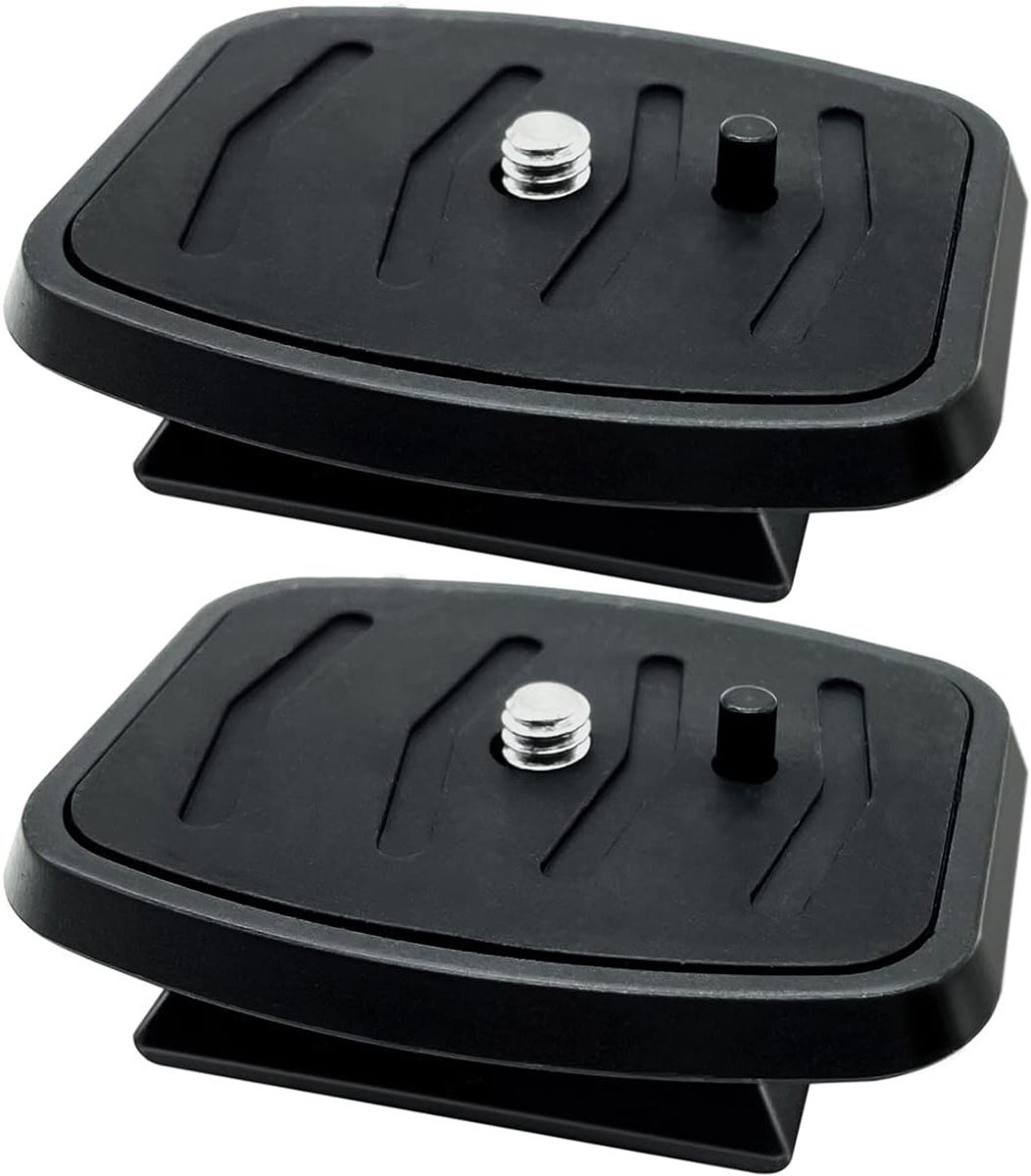 2 Stuks 35mm Quick Release Plate voor Camera Statief, Geschikt voor Diverse Statief Modellen, Ideaal voor Fotografie en Videografie Accessoires