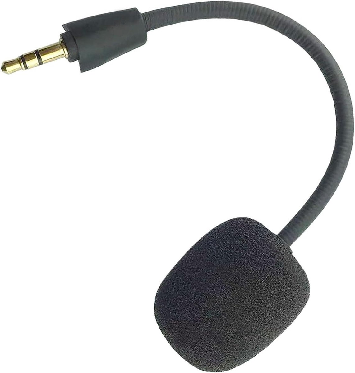 Microfoon Arm - Vervangende Microfoon - Duidelijke Communicatie - Ruisonderdrukking Ontwerp - 15 cm Lengte - Zwart
