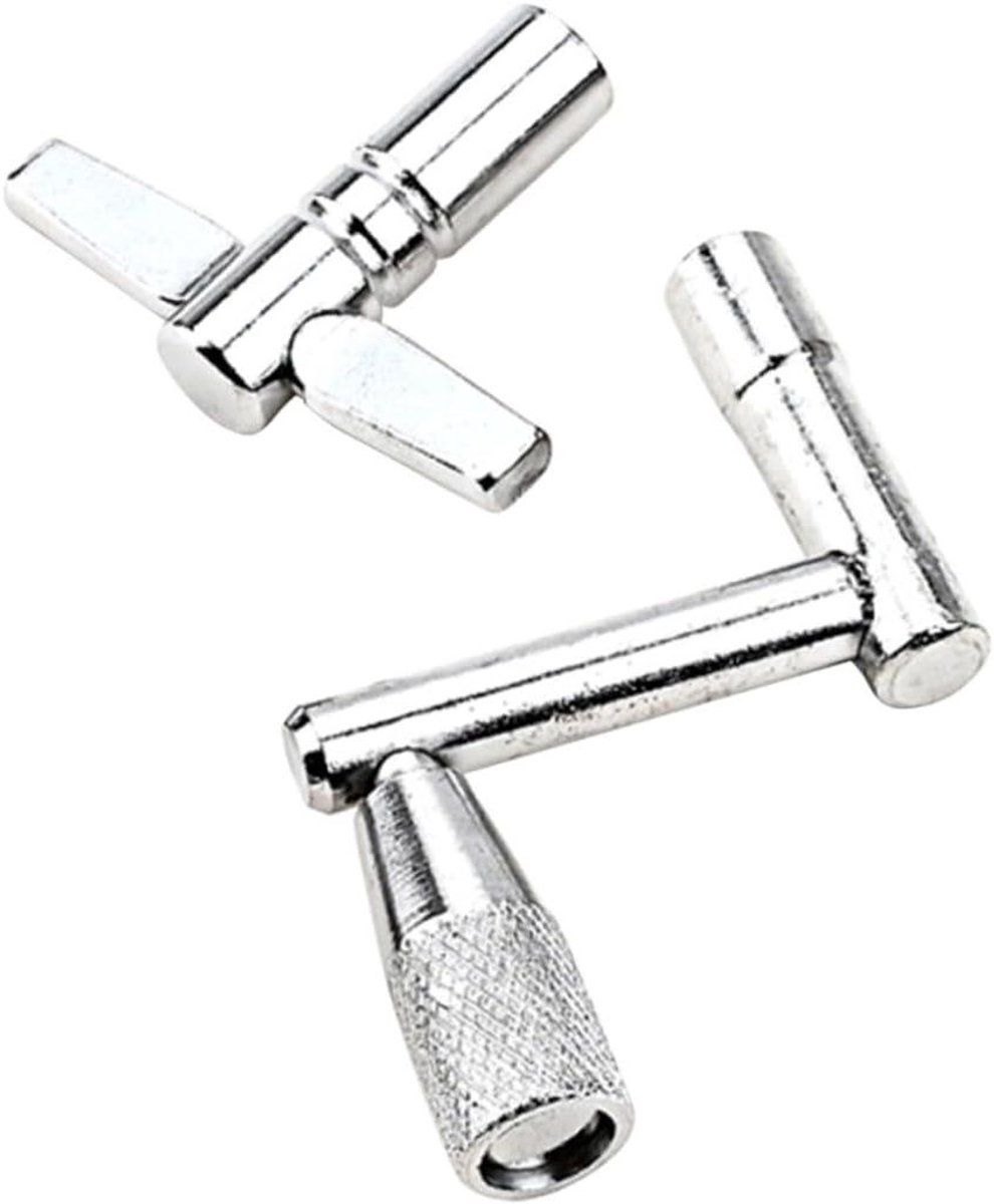 Drumsleutel Set - Stemgereedschap - Drum Stemmen - Duurzaam Metaal - 7.6CM - Zilver