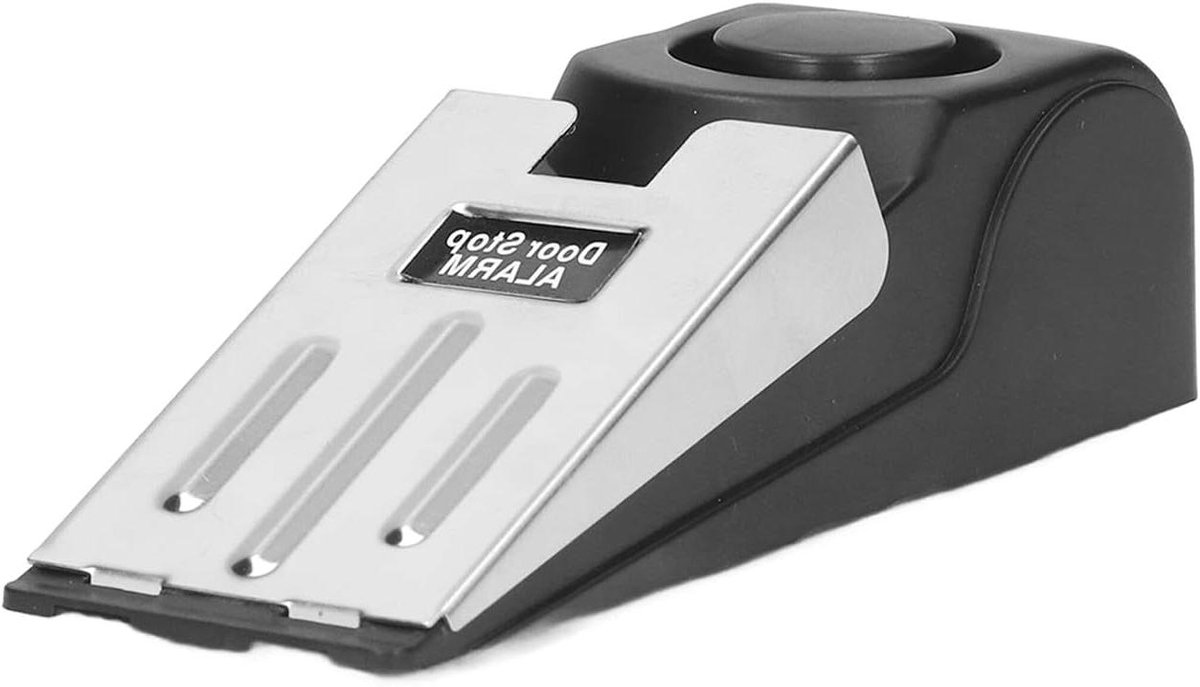 Deurstopper Alarm - Deur Beveiliger - Extra Veiligheid - 120 Decibel Alarm - 13.7 cm Lengte - Zilver