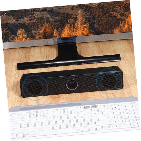 Compacte Soundbar - Draagbare speaker - Muziek luisteren - Hoogwaardig stereo geluid - 315 cm - Zwart van Merkloos — afbeelding 3