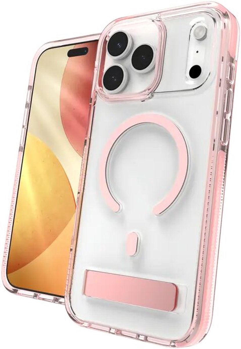 ZAGG Santa Cruz Snap Hoesje Geschikt voor Apple iPhone 17 Pro Max - Compatibel met MagSafe / Qi2 - Back Cover Roze