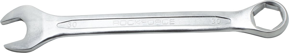 Rockforce - Platte Oogsteeksleutel - 30 mm - Cr-V - Zeskant