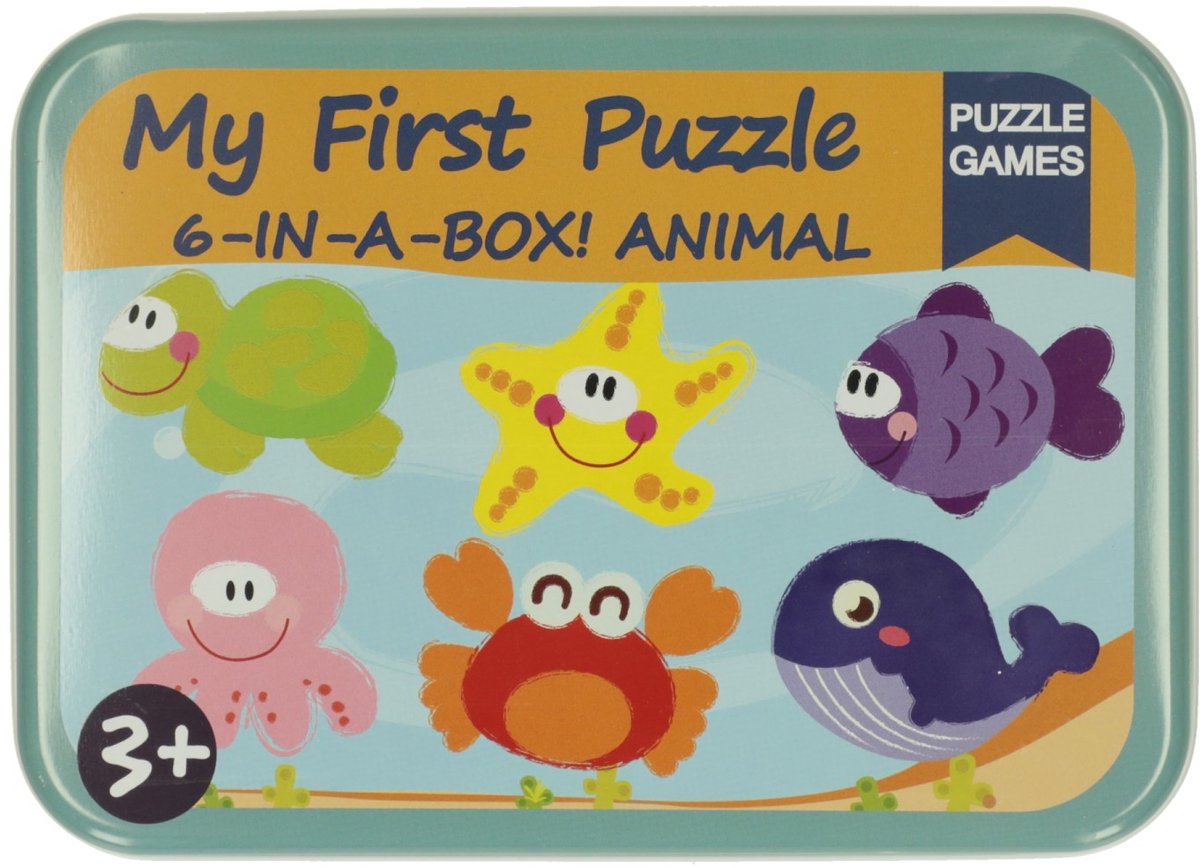 Mijn Eerste 6 Puzzzels in Blik - Onderwaterwereld