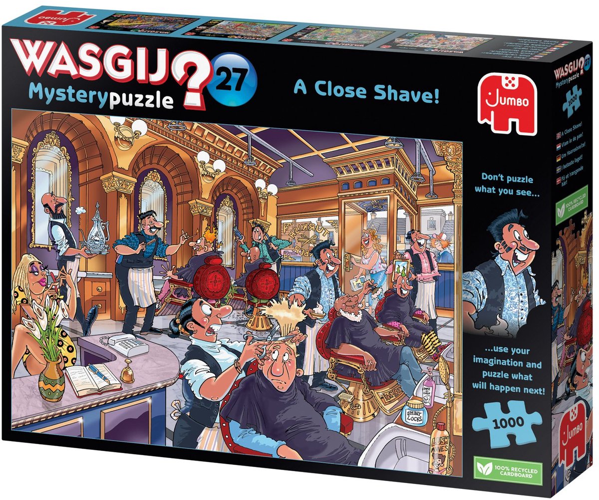 Wasgij Mystery 27 - Vlam In De Pan! - 1000 Stukjes puzzel - Legpuzzel volwassenen — afbeelding 7