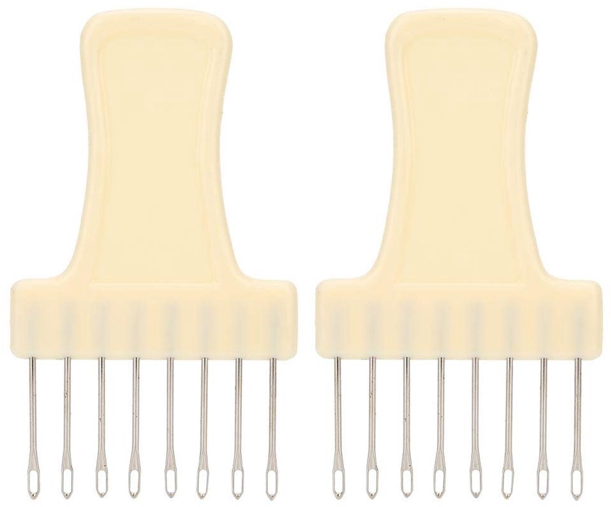 Allecto - transferkam - 8 naalden - perfect voor breimachines - geschikt voor Brother - KH230 KH260 KH270 SK151 SK155 - breien - combi-set