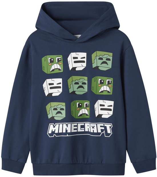 NAME IT - NKMSAAG MINECRAFT NREG SWEAT WH BRU BFU - Garçons - Sweats