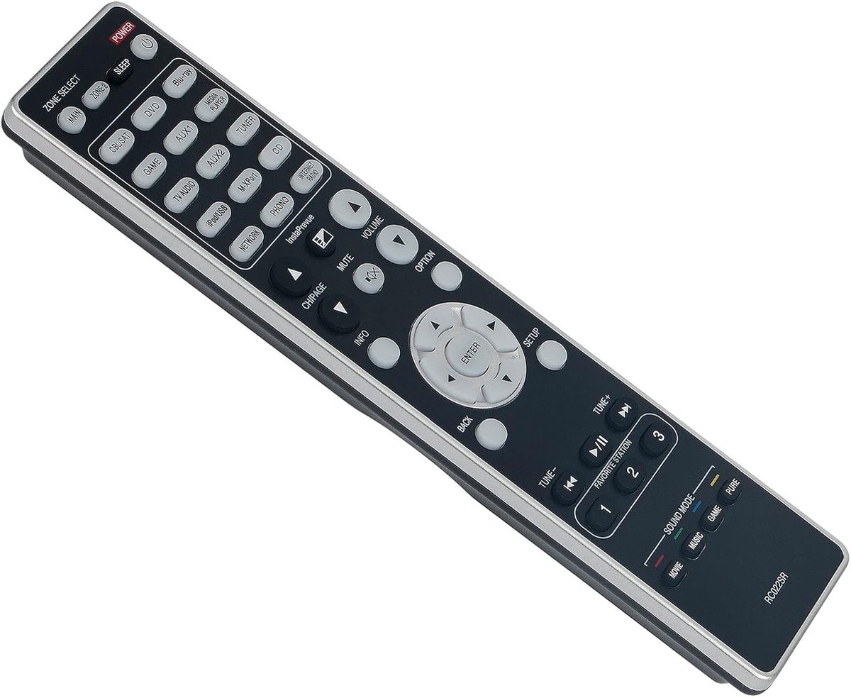 Afstandsbediening Vervanging - Universele Bediening - Home Cinema Besturen - Direct Klaar Voor Gebruik - 10 Meter Bereik - Zwart